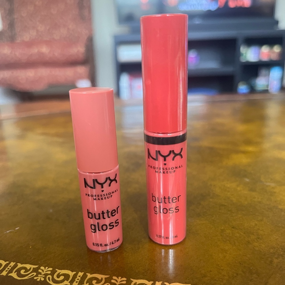 NYX Butter Gloss Duo- Creme Brulee and Sorbet